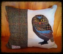 Owl Cushion by Sarahjayne
